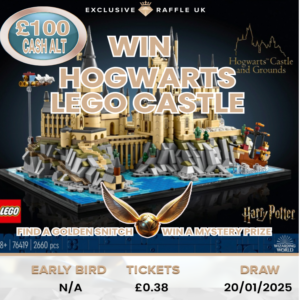 Harry Potter - Hogwarts Lego Castle & Grounds Set or £100 Cash Alternative