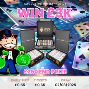 Win £3k - £250 End Prize